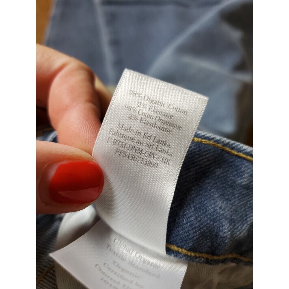 NWT Everlane 23 "The Curvy Cheeky Jeans" Stonewash Organic Cotton High‎ Rise - Picture 8 of 11